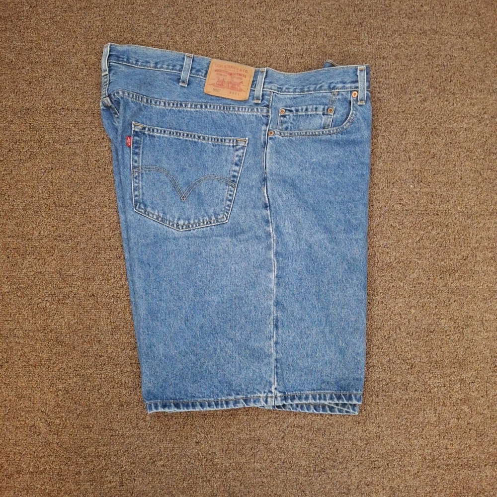 Levi's Men 550 Blue Jean Shorts High-Waisted Relaxed Fit Sz 44 - Picture 4 of 8